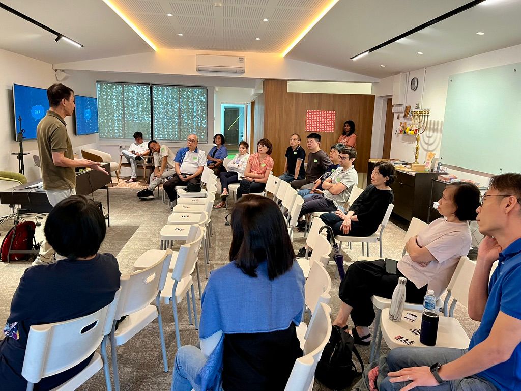 Speaker addressing audience